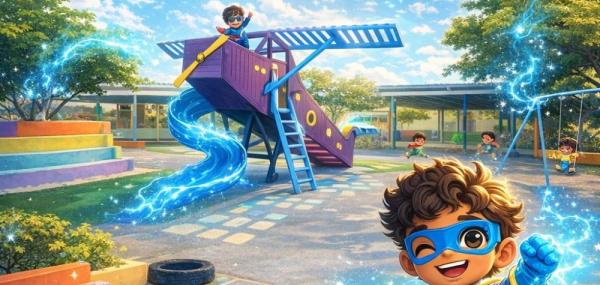 Sac  Super Heroes Bluewave Energy (vrij)