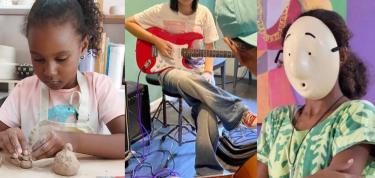 Schilderen kunstschool (muziek-theater-beeldend)