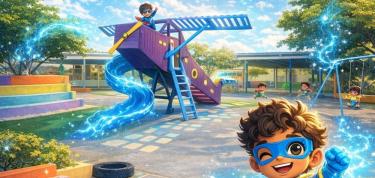 Sac  Super Heroes Bluewave Energy (vrij)