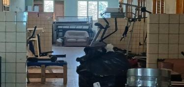 Renovashon di nos gymzaal